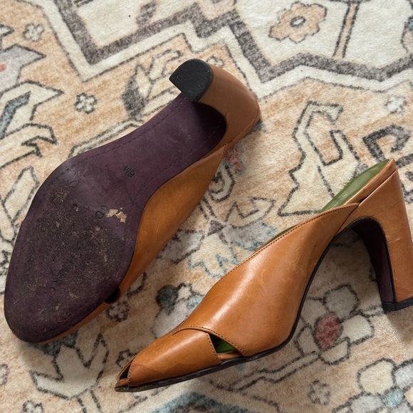 Donald J. Pliner Women's Brown Mules - Picture 3 of 4